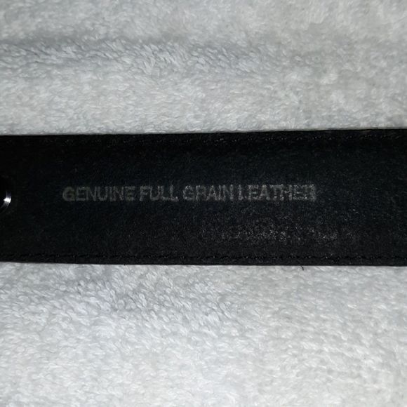 REI Leather Square Silver Concho Belt 24-28" - Picture 6 of 8